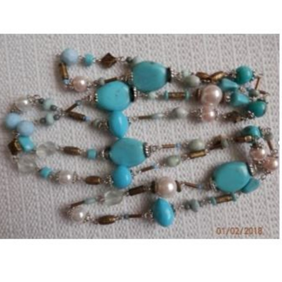 Amrita Singh Necklace precious stones/pearls - Picture 3 of 3